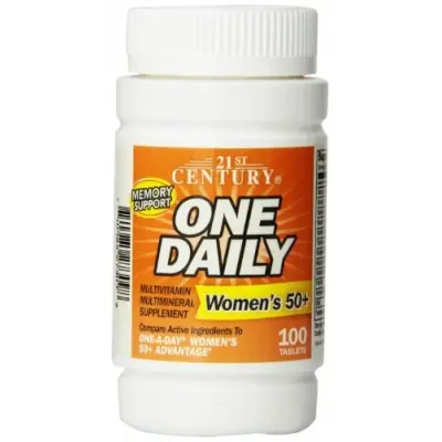 21st Century One Daily Women’s 50+ 100 Tabs Multivitamins